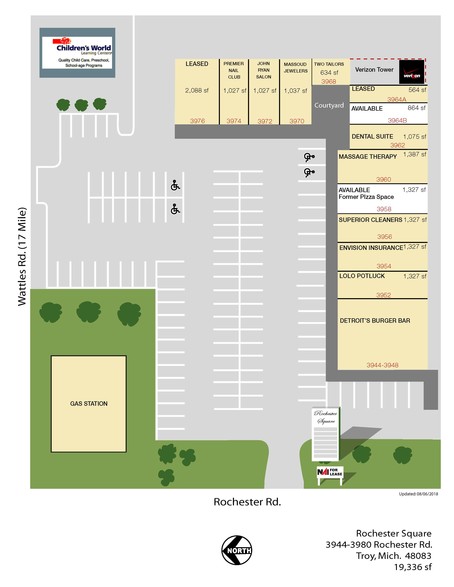 3958 Rochester Rd, Troy, MI for lease - Site Plan - Image 2 of 2