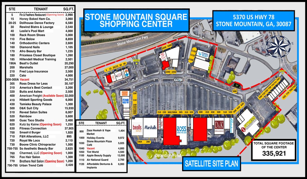 5370 Stone Mountain Hwy, Stone Mountain, GA for lease - Site Plan - Image 2 of 11