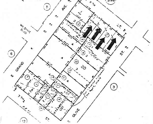 510 W 6th St, Los Angeles, CA for lease - Plat Map - Image 2 of 5