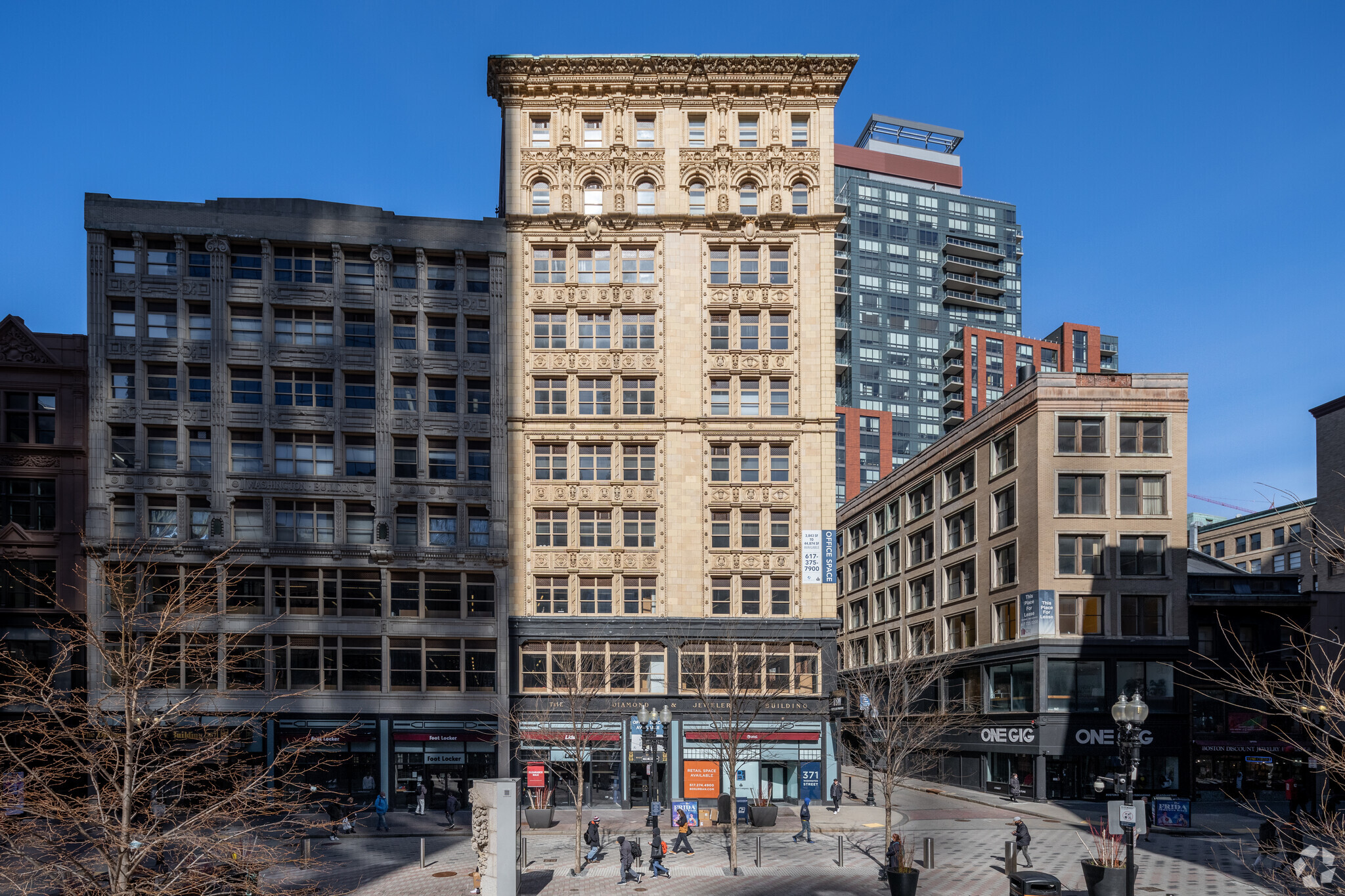 371-387 Washington St, Boston, MA for lease Building Photo- Image 1 of 6