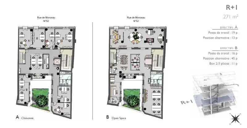 52 Rue De Monceau, Paris for lease Floor Plan- Image 1 of 4