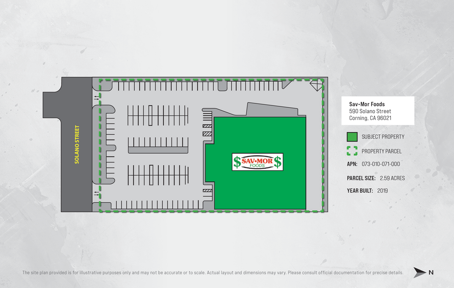 590 Solano St, Corning, CA for sale - Site Plan - Image 2 of 4