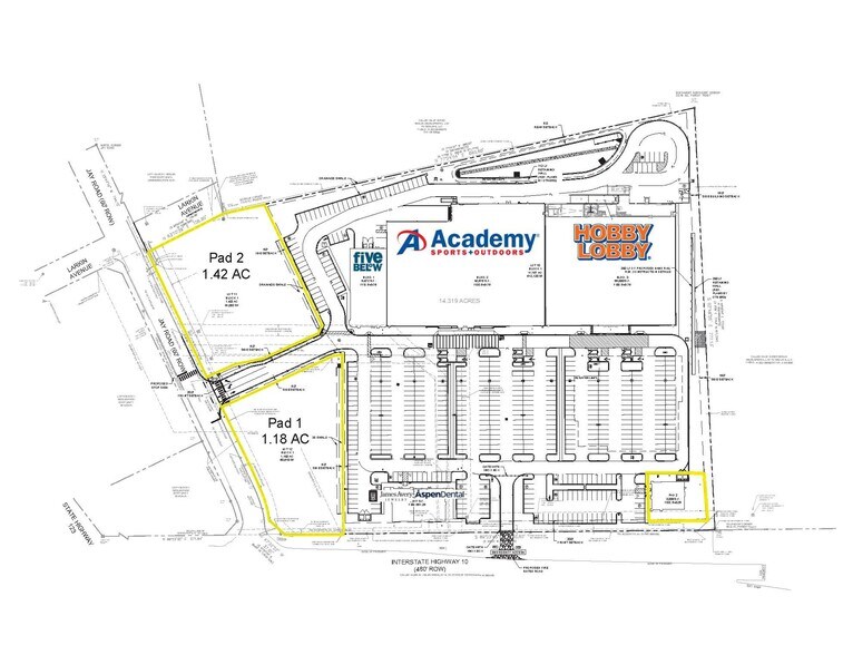 1300 Blk Interstate 10 East, Seguin, TX for lease - Site Plan - Image 1 of 2