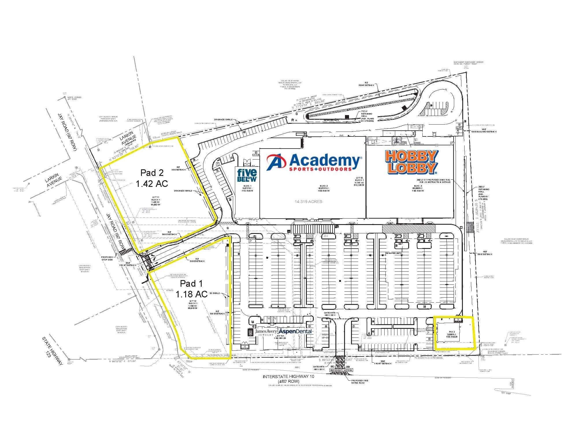 1300 Blk Interstate 10 East, Seguin, TX for lease Site Plan- Image 1 of 3