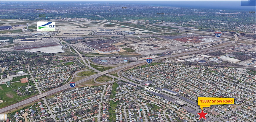 15887 Snow Rd, Brook Park, OH for lease - Aerial - Image 3 of 12