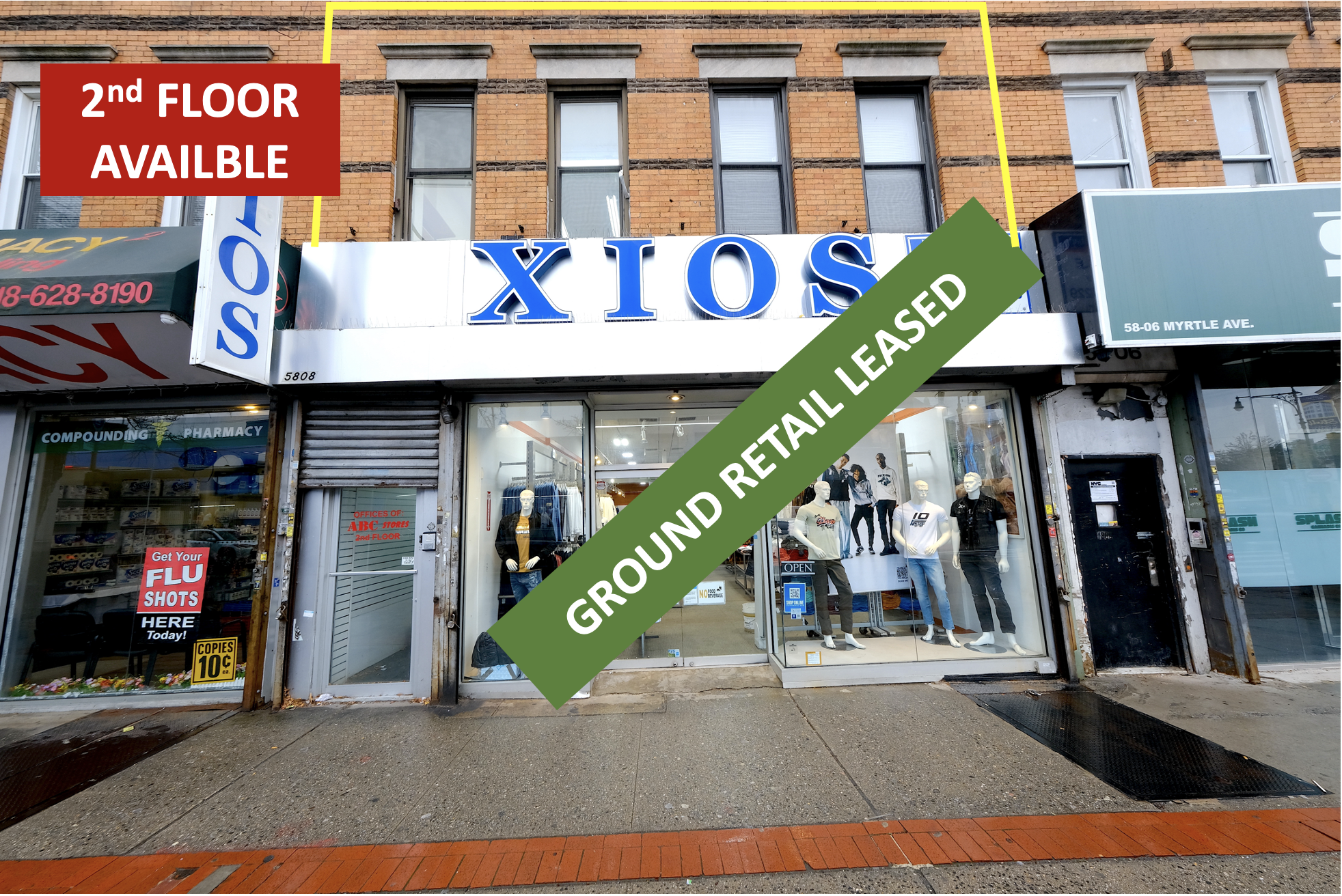 58-08 Myrtle Ave, Flushing, NY for lease Building Photo- Image 1 of 2