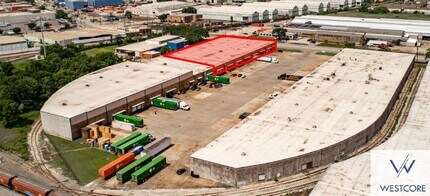 1020 Lockwood Dr, Houston, TX for lease Aerial- Image 1 of 2