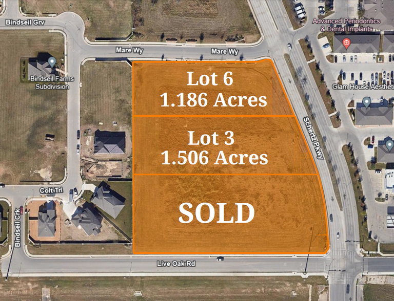 SEC Schertz Pkwy & Live Oak Rd, Schertz, TX for sale - Building Photo - Image 1 of 2