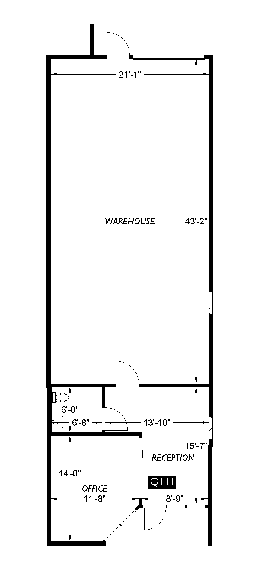 6627 S 191st Pl, Kent, WA for lease Floor Plan- Image 1 of 2