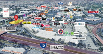 41125 Winchester Rd, Temecula, CA - AERIAL  map view - Image1