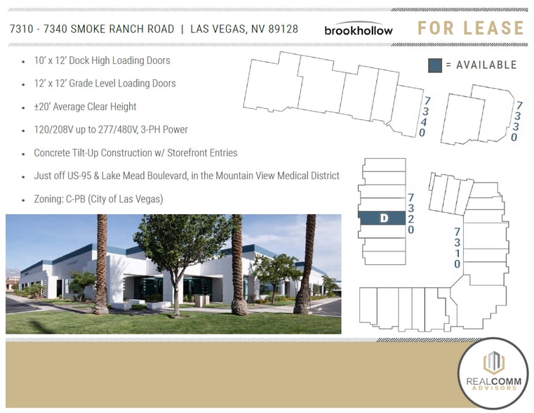 7310 Smoke Ranch Rd, Las Vegas, NV for lease - Site Plan - Image 2 of 12