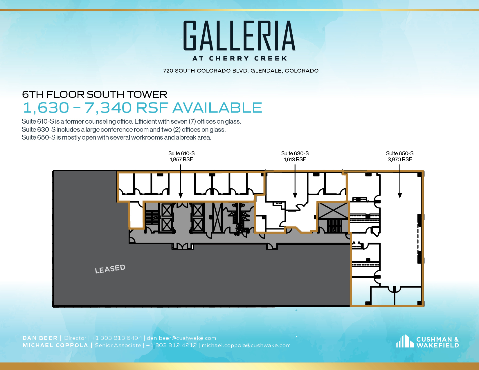 720 S Colorado Blvd, Denver, CO for lease Floor Plan- Image 1 of 1