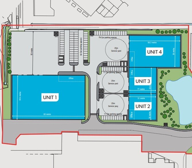 Sinfin Ln, Derby for lease - Site Plan - Image 2 of 2