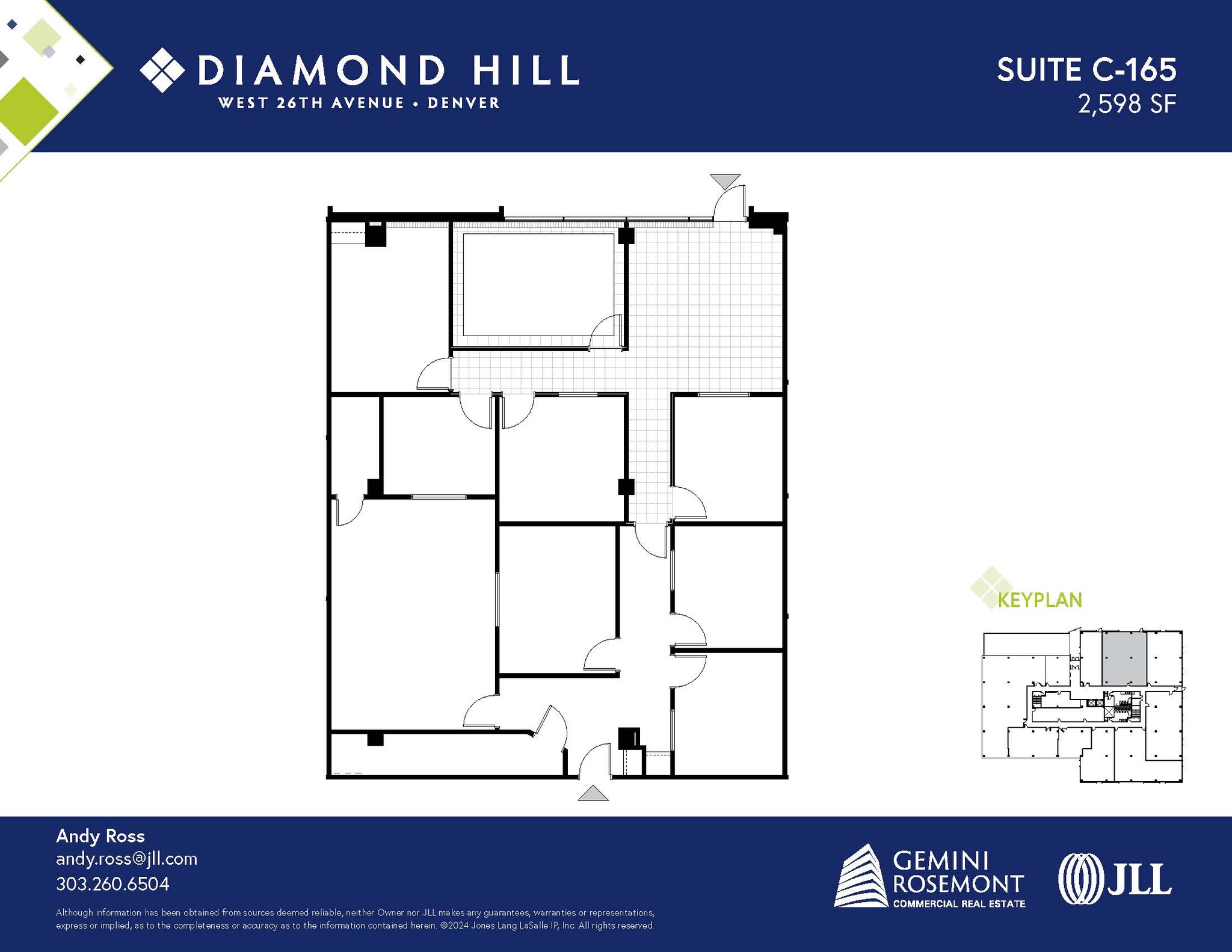 2490 W 26th Ave, Denver, CO for lease Floor Plan- Image 1 of 2