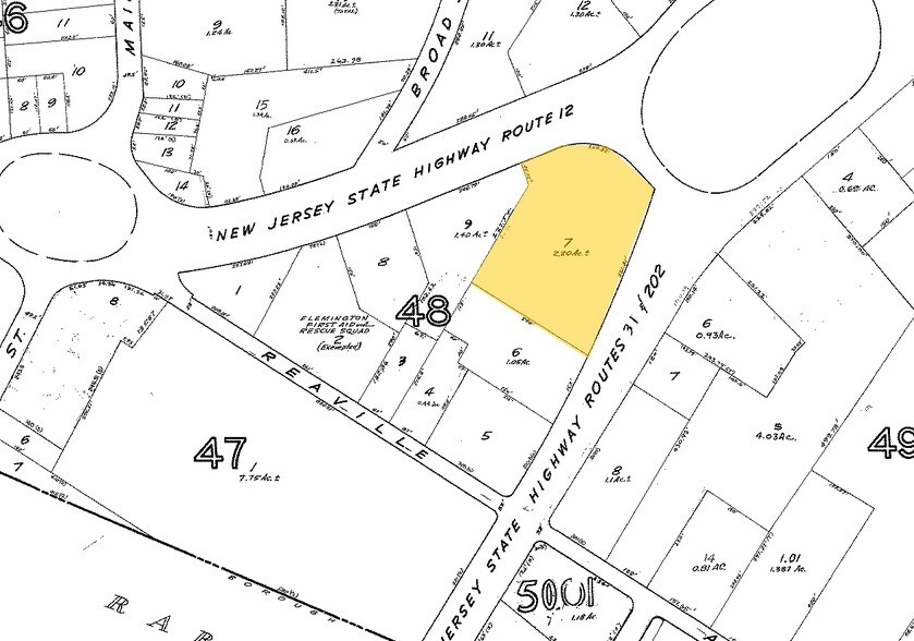 295 US Highway 202, Flemington, NJ for lease - Plat Map - Image 2 of 2