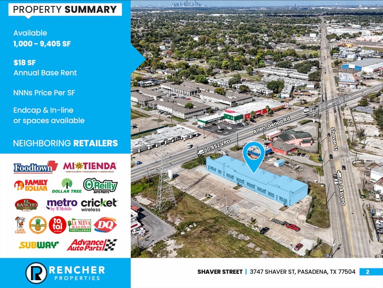 3747 Shaver St, Pasadena, TX for lease - Building Photo - Image 2 of 3