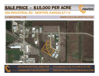 More details for 900 Industrial, Newton, KS - Land for Sale