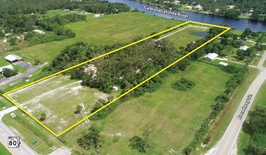 21211 Palm Beach Blvd, Alva, FL - AERIAL  map view - Image1