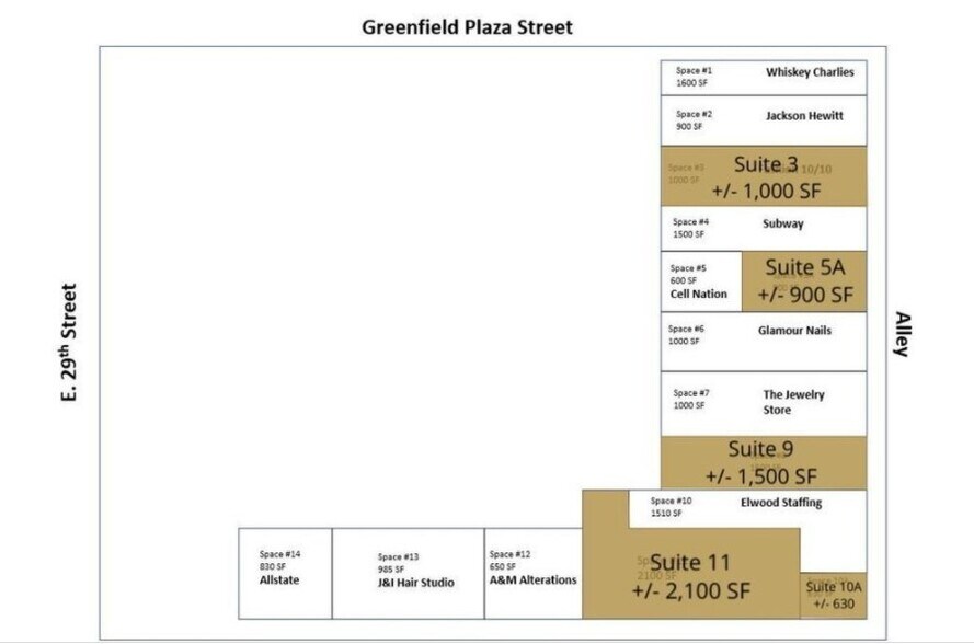 3601 E 29th St, Bryan, TX for lease - Site Plan - Image 3 of 9