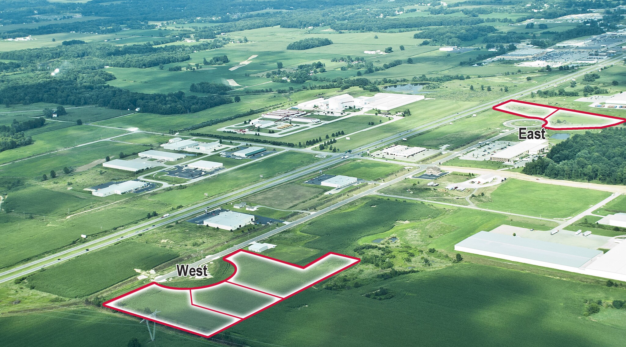 Miller & Pioneer Dr, Plymouth, IN for sale Aerial- Image 1 of 1