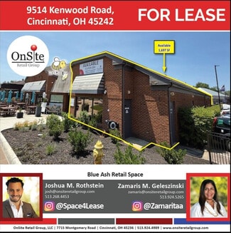 More details for 9514 Kenwood Rd, Blue Ash, OH - Retail for Lease