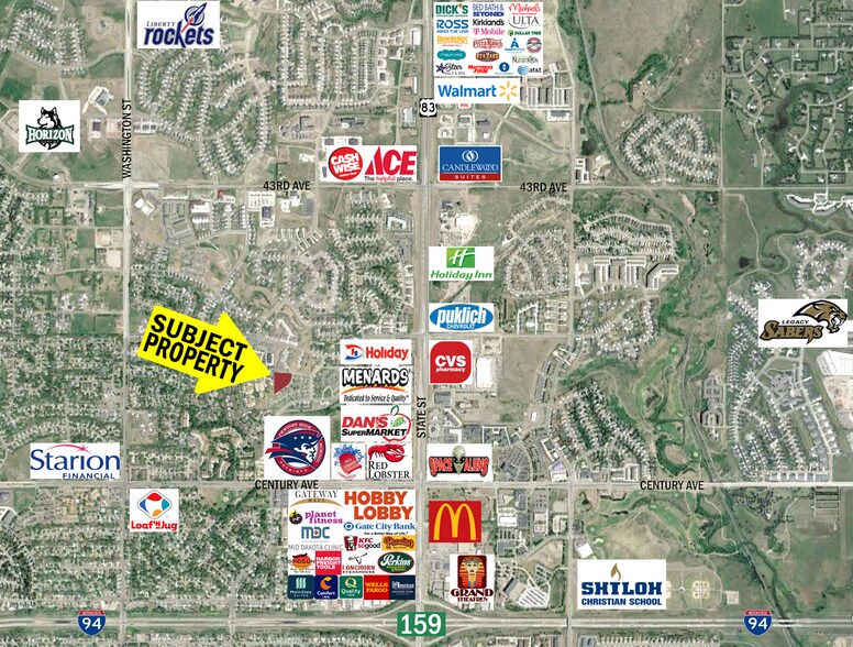 3548-3560 Viewpoint Dr, Bismarck, ND for sale - Aerial - Image 2 of 2