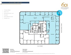 601 Montgomery St, San Francisco, CA for lease Floor Plan- Image 1 of 12