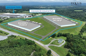 I-66, Front Royal, VA - AERIAL map view