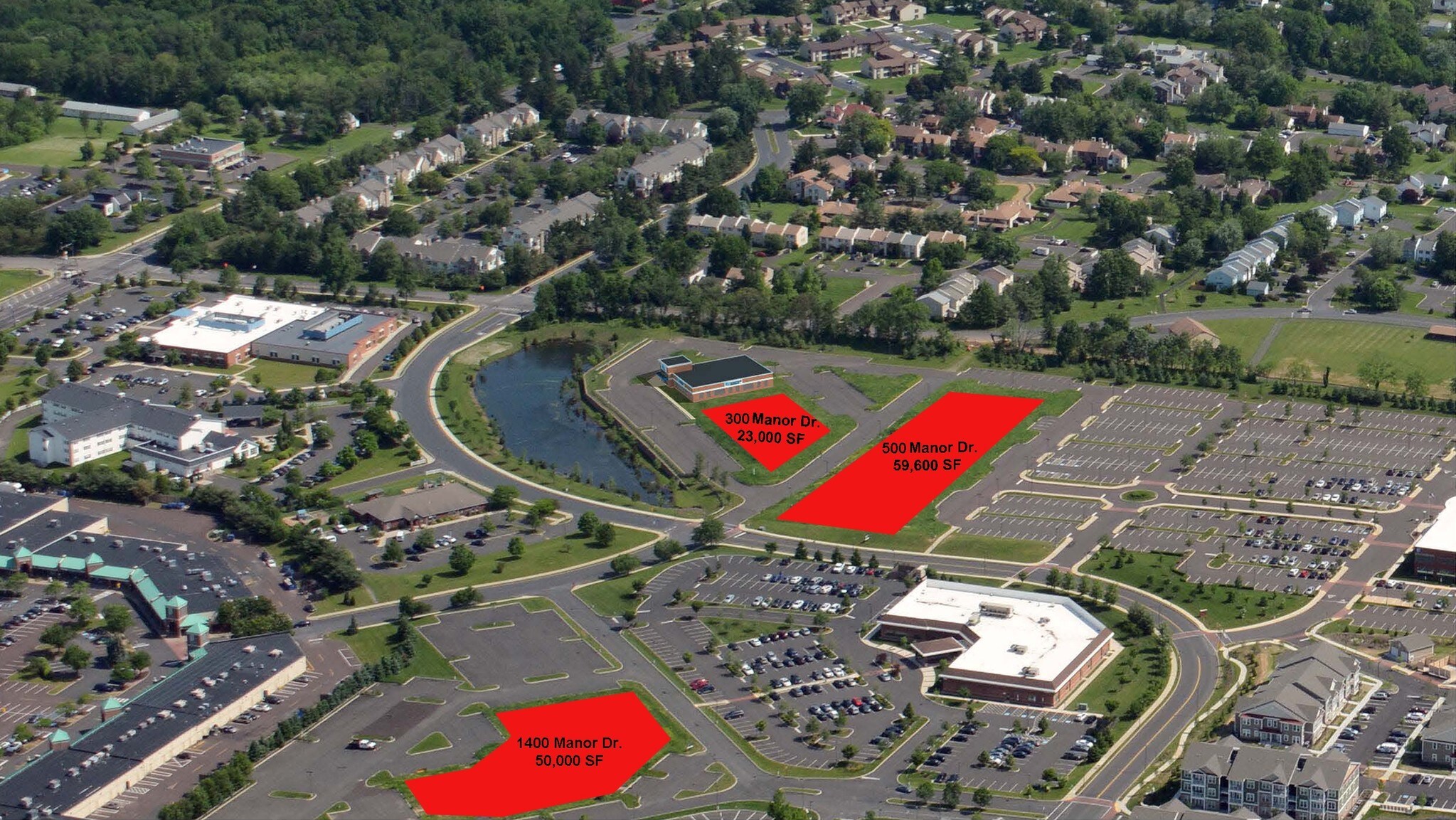 1400 Manor Dr, Chalfont, PA for sale Aerial- Image 1 of 1