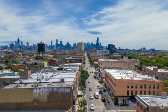 1422-1426 N Milwaukee Ave, Chicago, IL - aerial  map view