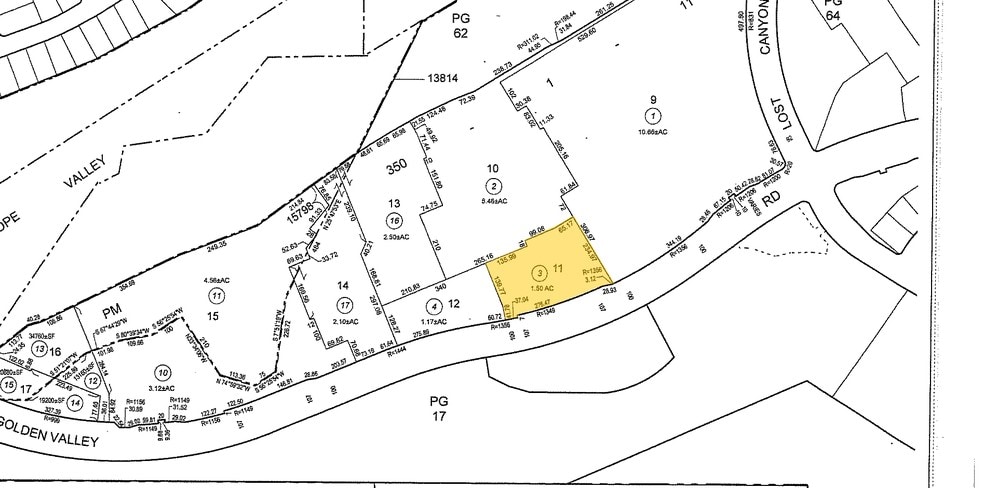 19001-19307 Golden Valley Rd, Santa Clarita, CA for lease - Plat Map - Image 3 of 5