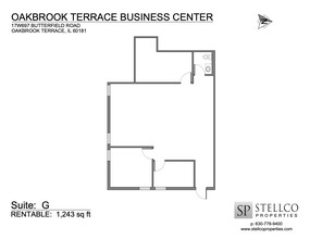 17W695-17W745 Butterfield Rd, Oakbrook Terrace, IL for lease Floor Plan- Image 1 of 1