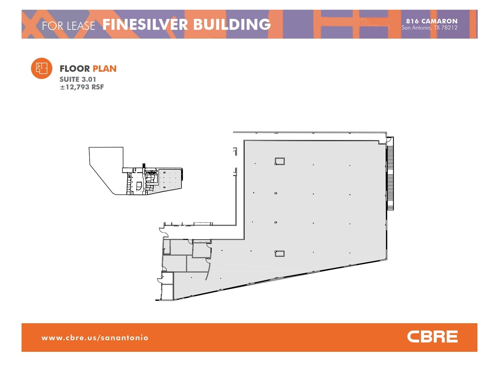 816 Camaron St, San Antonio, TX for lease Floor Plan- Image 1 of 1