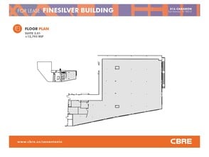 816 Camaron St, San Antonio, TX for lease Floor Plan- Image 1 of 1
