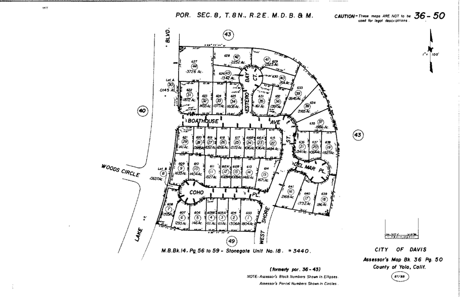 1818 Lake Blvd, Davis, CA for sale - Plat Map - Image 3 of 3