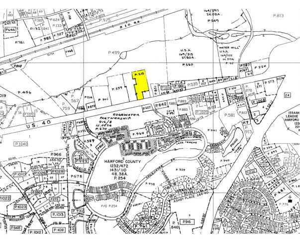 1906 Pulaski Highway A, Edgewood, MD for lease Plat Map- Image 1 of 2