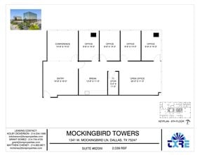 1341 W Mockingbird Ln, Dallas, TX for lease Floor Plan- Image 1 of 1