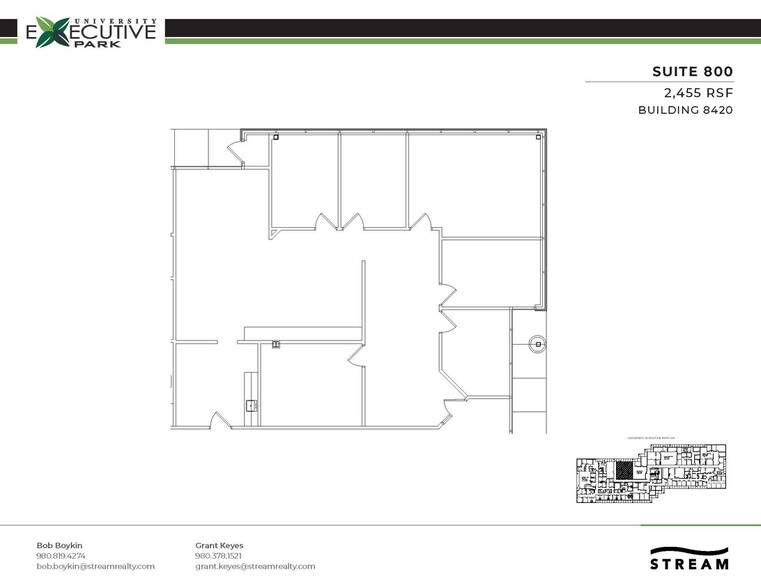 8420 University Executive Park Dr, Charlotte, NC for lease - Floor Plan - Image 2 of 3