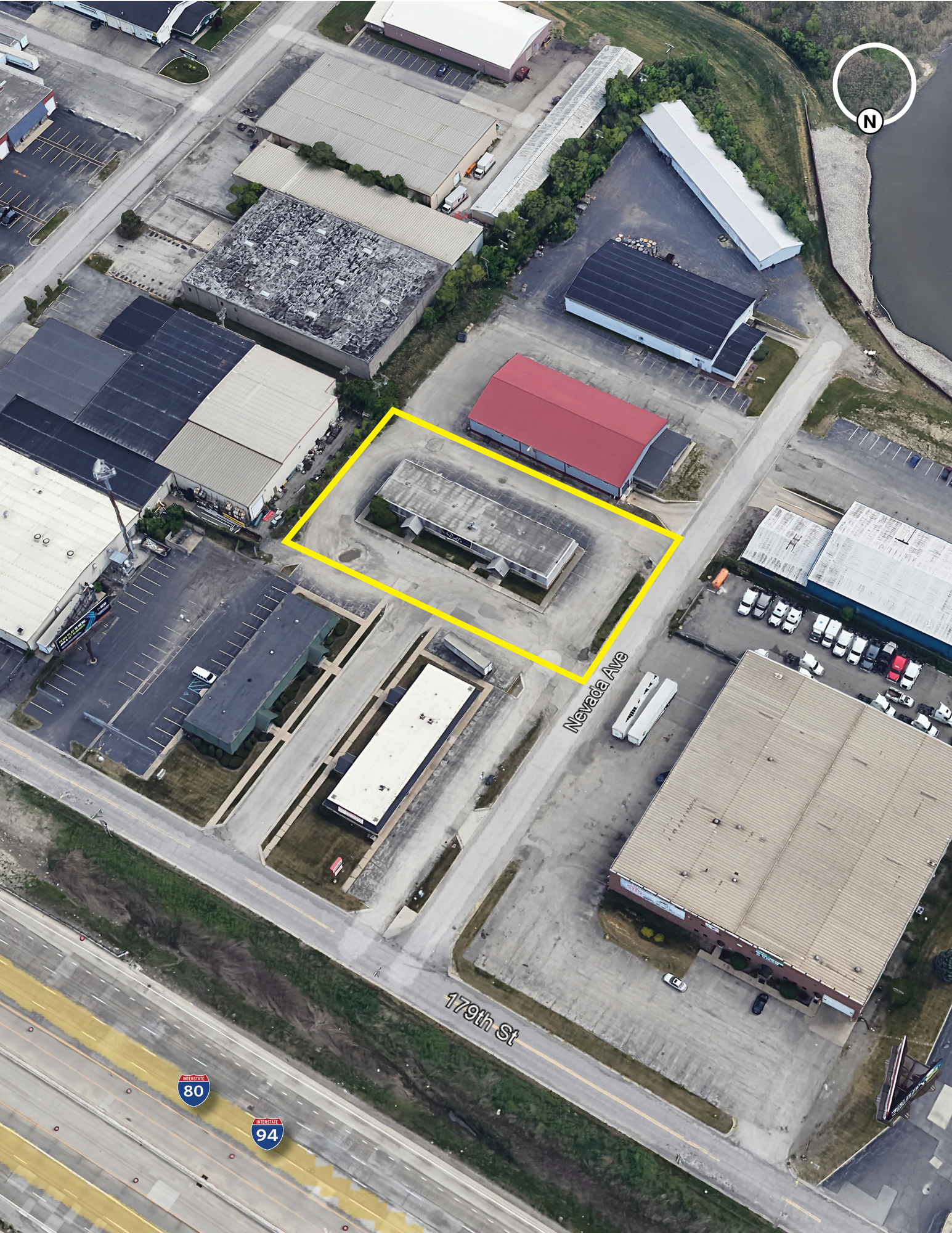 7925 Nevada Ave, Hammond, IN for lease Aerial- Image 1 of 7