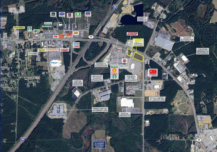 1708 W Grand Ave, Gadsden, AL for sale - Aerial - Image 2 of 4