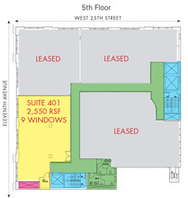 210 Eleventh Ave, New York, NY for lease Floor Plan- Image 1 of 3