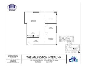 1701 E Lamar Blvd, Arlington, TX for lease Floor Plan- Image 1 of 6