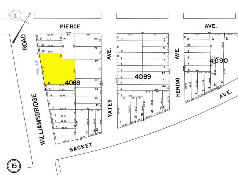 1578 Williamsbridge Rd, Bronx, NY for sale - Plat Map - Image 2 of 10