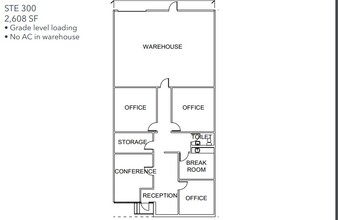 11110 Petal St, Dallas, TX for lease Floor Plan- Image 1 of 4