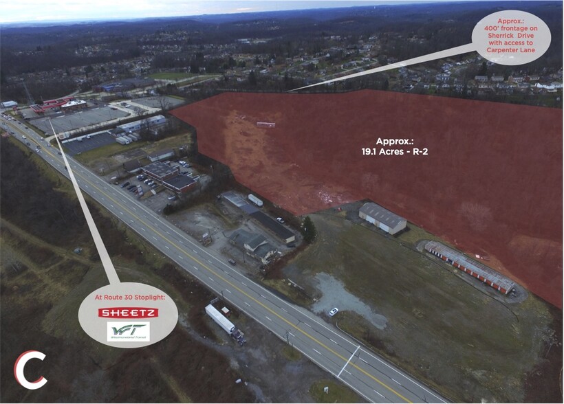 14140 Us-30, Irwin, PA for sale - Aerial - Image 2 of 5