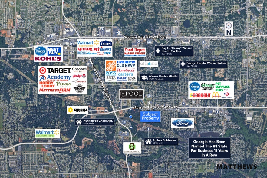 1719 Russell Pky, Warner Robins, GA for sale - Building Photo - Image 3 of 3