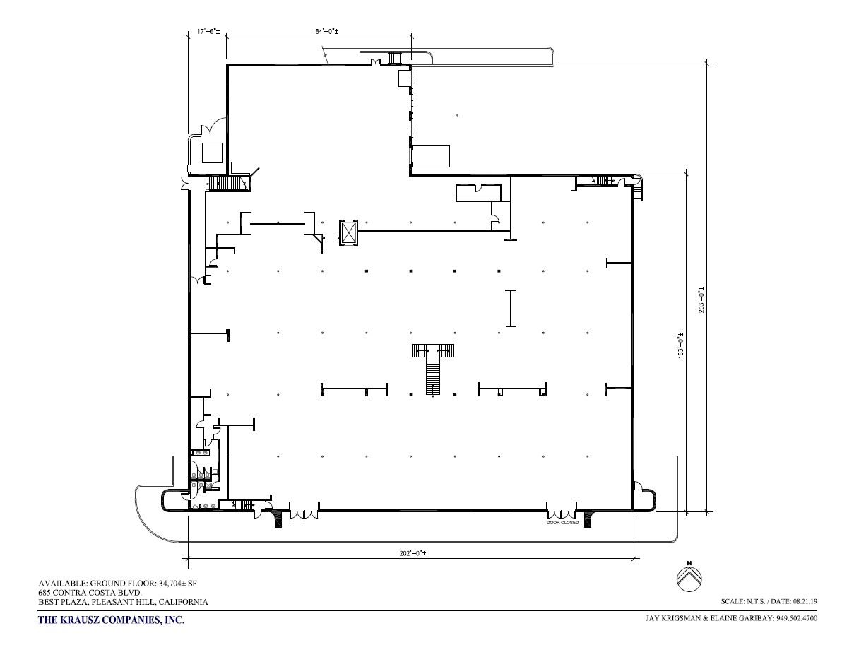 685 Contra Costa Blvd, Pleasant Hill, CA for lease Floor Plan- Image 1 of 1