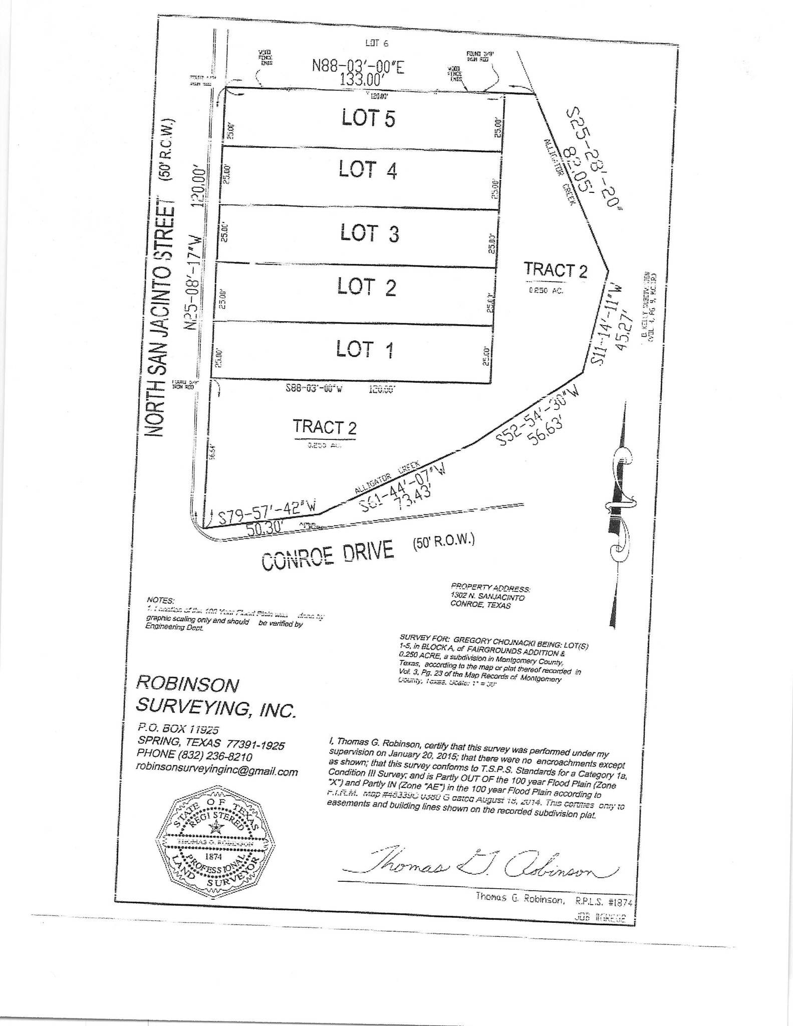 1302 N San Jacinto St, Conroe, TX for sale Building Photo- Image 1 of 3