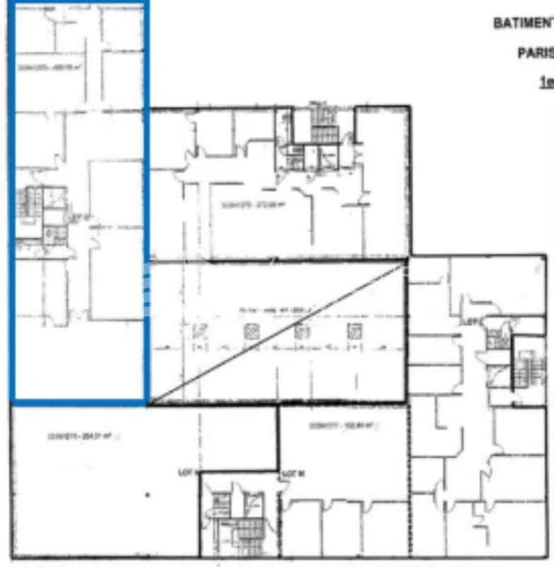 Office in Gennevilliers for lease Floor Plan- Image 1 of 2