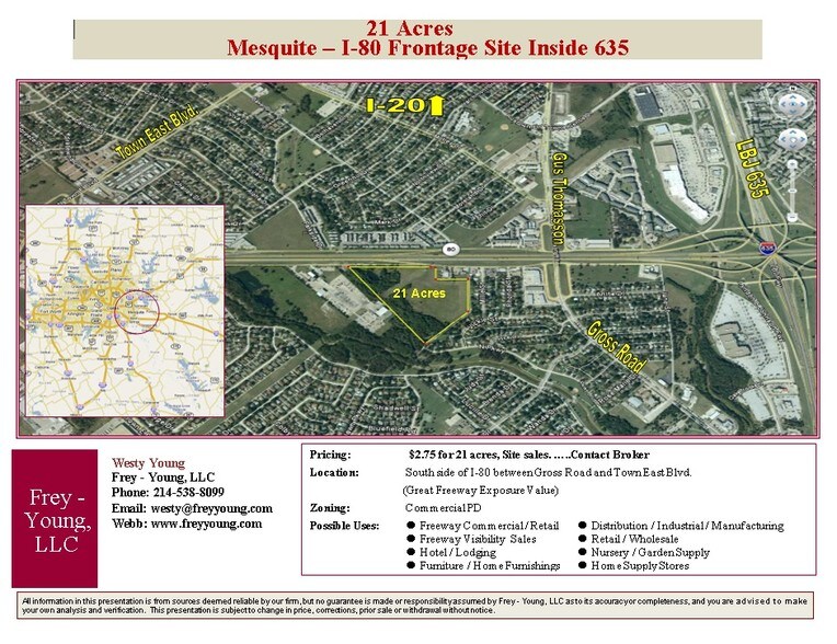 3200 E US Highway 80, Mesquite, TX for sale - Aerial - Image 1 of 1